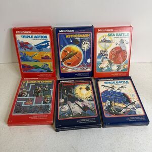 Vintage Intellivision Games Lot
